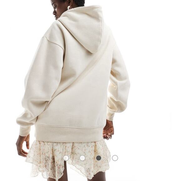 ASOS Daisy Street Oversized Hoodie w/ Vintage Collegiate Graphic Womens Size S - Picture 3 of 14